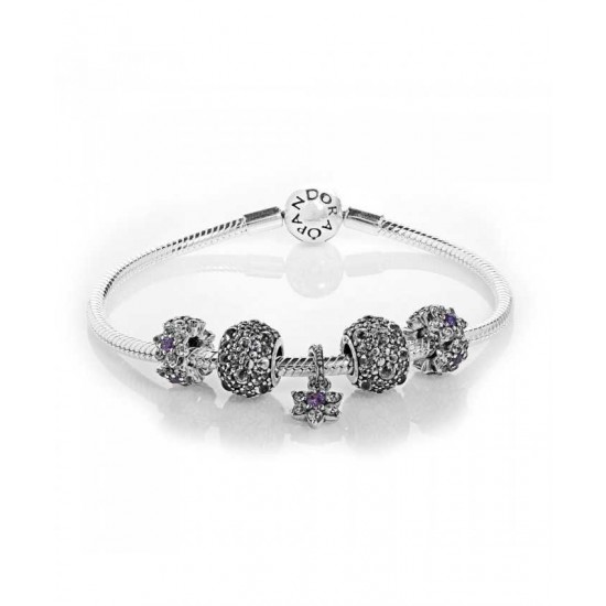 Pandora Bracelet-Forget Me Not Complete Jewelry