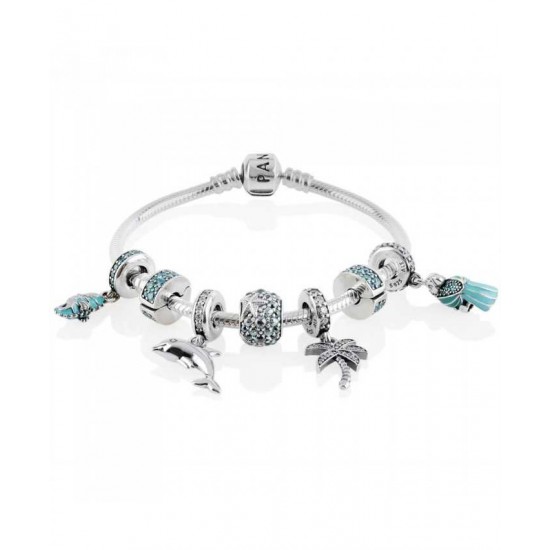Pandora Bracelet-Teal Elegance Complete Jewelry