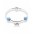Pandora Bangle-Sky Blue Bow Complete Jewelry