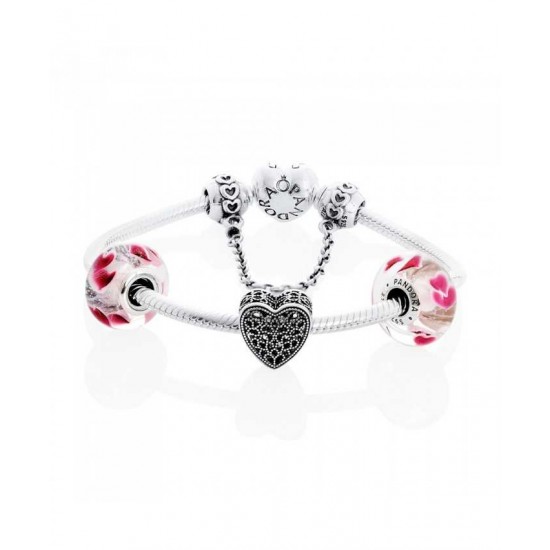 Pandora Bracelet-Amazed By Love Complete