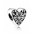 Pandora Charm-Frosted Heart