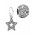 Pandora Charm-Silver Sparkle Stars Jewelry