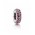 Pandora Spacer-Silver Red Pave Cubic Zirconia Jewelry