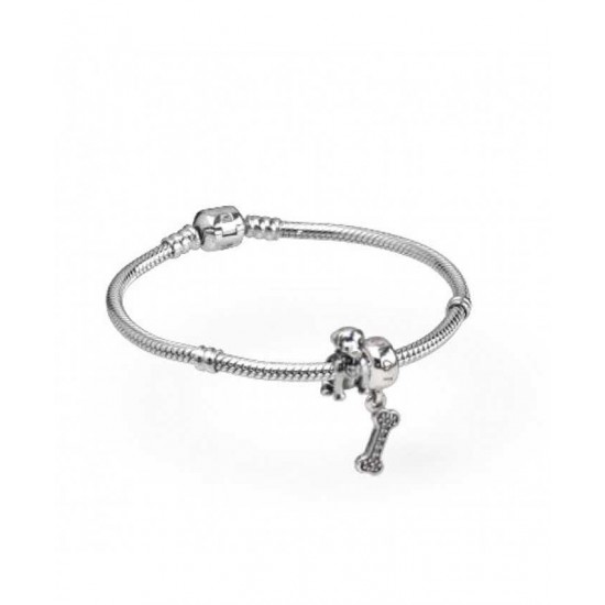 Pandora Bracelet-Dog And Bone Complete