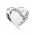 Pandora Charm-Silver Ribbon Of Love Cubic Zirconia