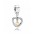 Pandora Charm-Silver 14ct Cubic Zirconia Heart Dropper
