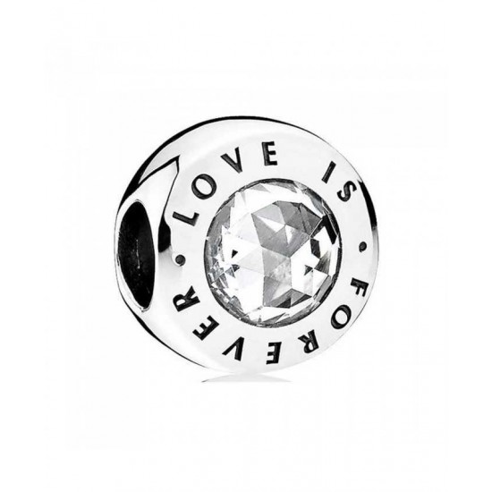 Pandora Charm-Silver Love Is Forever