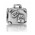 Pandora Charm-Sterling Silver Suitcase Bead