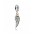 Pandora Charm-Silver 14ct Gold Angel Wing Dropper