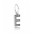 Pandora Charm-Sparkling Alphabet E Pendant