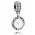 Pandora Charm-Silver Sparkling Pearl Pendant