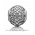 Pandora Charm-Essence Silver Cubic Zirconia Pave Generosity