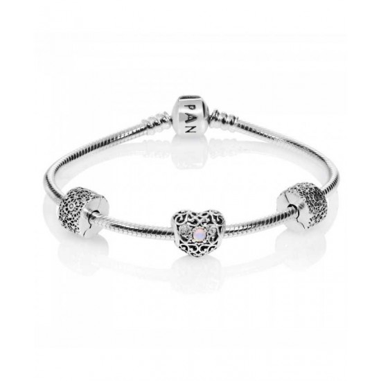 Pandora Bracelet-October Birthstone Complete Jewelry