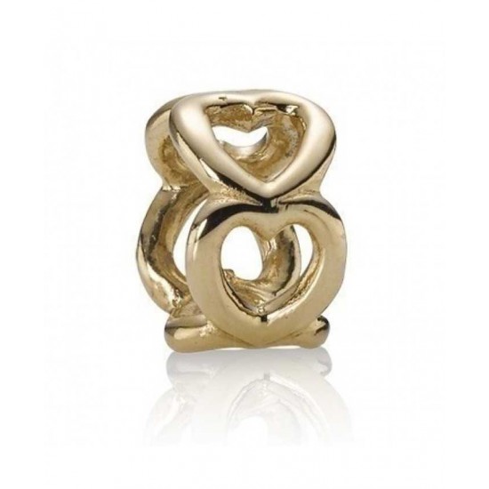Pandora Bead-14ct Gold Heart