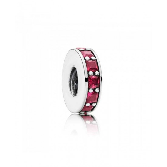 Pandora Spacer-Silver Royal Red Eternity