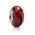 Pandora Bead-Sterling Silver Red Faceted Murano Glass