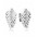 Pandora Earring-Silver Cubic Zirconia ShimmeRing