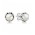 Pandora Earring-Sterling Silver White Fwp Stud