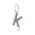 Pandora Pendant-Sparkling Alphabet K