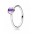 Pandora Ring-Purple Poetic Droplet