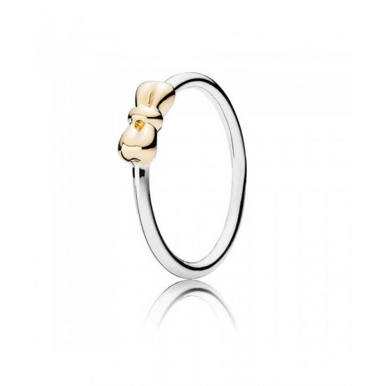 Pandora Ring-Silver 14ct Petite Bow Jewelry